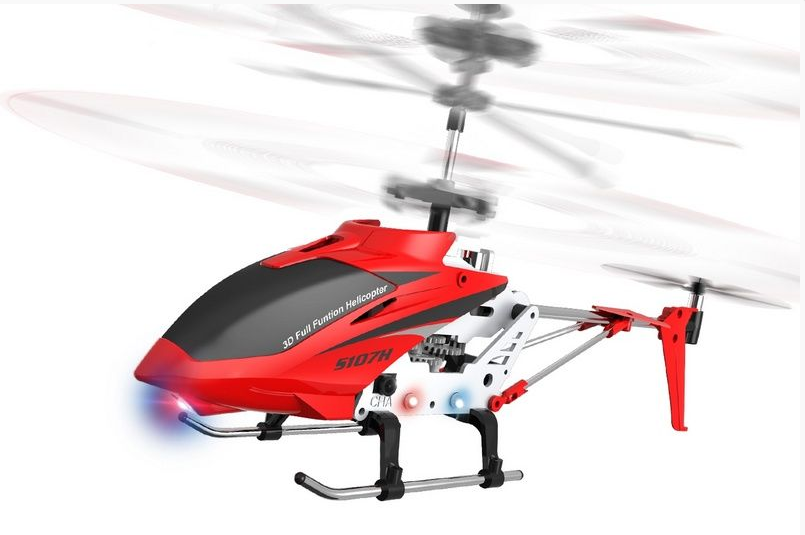 Радиоуправляемый вертолет Syma S107H Red, барометр 2.4G RTF