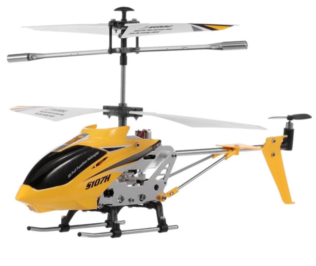 Радиоуправляемый вертолет Syma S107H Yellow, барометр 2.4G RTF