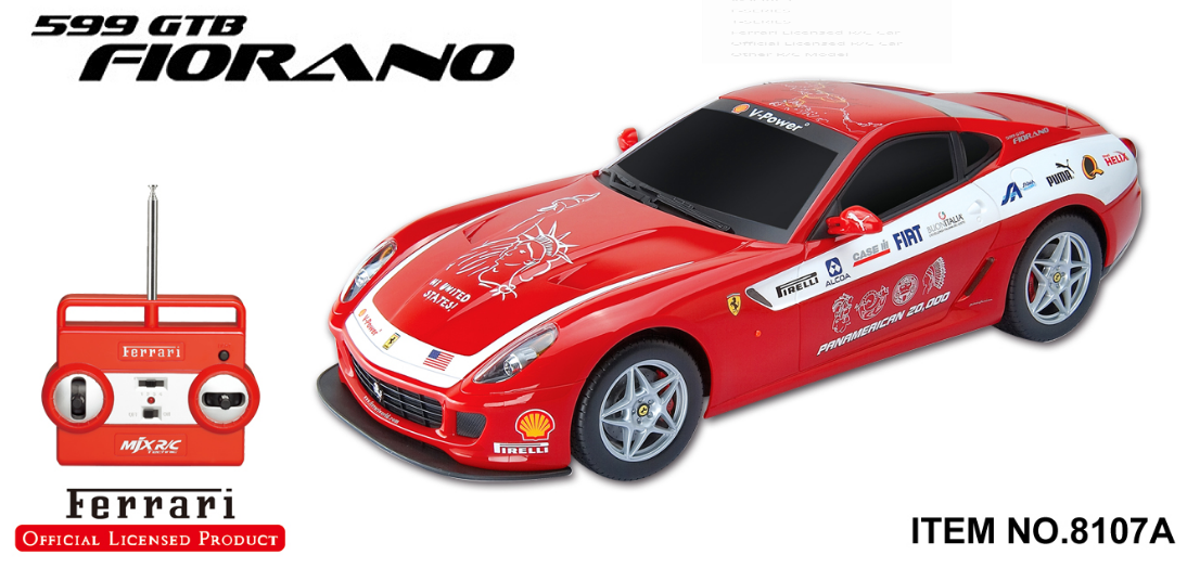 Радиоуправляемая машина  MJX Ferrari 599 GTB Fiorano 1:20 - 8107A