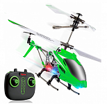 Радиоуправляемый вертолет Syma S107H Green, барометр 2.4G RTF
