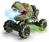 Радиоуправляемая зеленая машина-динозавр QiankunT-rex (дрифт колеса, пар) - 11810